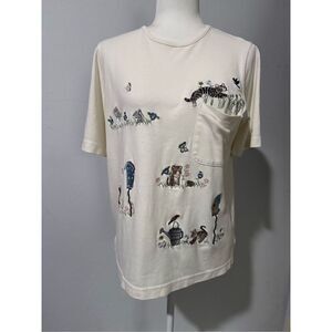 Bon Worth cat print tee shirt s